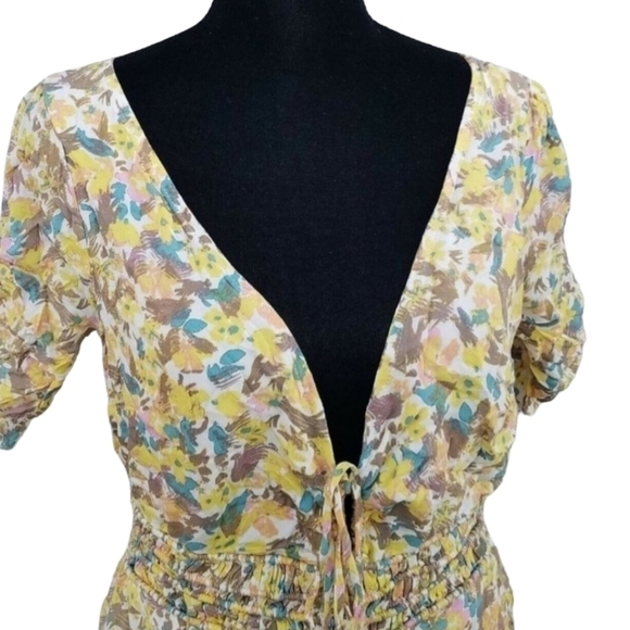 Free People Forget Me Not Floral Dress Women's. Size 2. New With Tags $128 - Picture 9 of 11